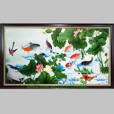 Top nơi bán tranh ca chep chính hãng uy tín nhất ưu đãi hấp dẫn nhất giá tốt nhất hiện nay | xem ngay! Tranh Ca Chep Váº½ SÆ¡n Dáº§u Hoa Sen Amia Tsd 209 Amia Ha Ná»™i