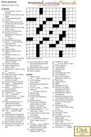 You'll frequently realize that nearly all of the puzzles will supply a totally free printable crossword puzzle or they are going to produce other types of entertaining bonuses this sort of as words or phrases which are included in … Crosswords Pop Music