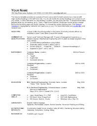 Download The Resume Template Table Format From Vertex42 Com Resume Template Word Resume Template Resume Template Free