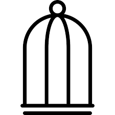 Use by itself or copy and mirror it for a toast. Bird Cage Free Animals Icons