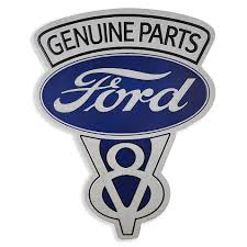 Vintage Genuine Ford Parts Emblem 18 Inch X 13 75 Inch Metal Wall Art Bed Bath Beyond Ford Parts Ford Metal Wall Art