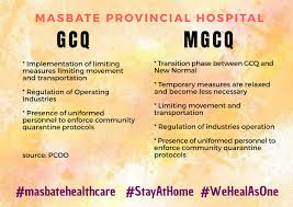 For a full understanding of mcq rules and guidelines, it is advisable to read on the guidelines released by the iatf. Difference Between Gcq And Masbate Provincial Hospital Facebook