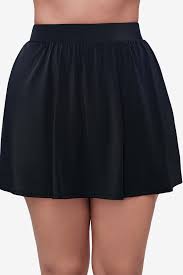 Trimshaper Women's Swim Skirt Bottom - Black, Size 16