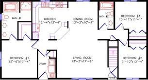 Simple One Story Open Floor Plan Rectangular Google Search Rectangle House Plans Ranch House Plans Floor Plans Ranch