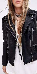 Free People Soho Vegan Moto Jacket Padded Faux Leather Punk Ob514553s Ebay Free People Leather Jacket Vegan Leather Jacket Vegan Clothing