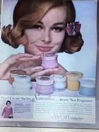 Vintage 1960 Avon Cream Sachets Lot of 5 Collect Display Cottage Boudoir  Accessory