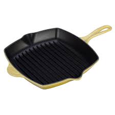 Le Creuset Enameled Cast Iron 10 1 4 Inch Square Skillet Grill Soleil Insider S Special Review You Can T Miss Read More Grilling Grill Skillet 10 Things