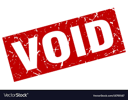 Square Grunge Red Void Stamp Royalty Free Vector Image