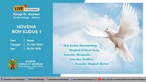 Widodaren 15 surabayafollow our channels.don't forget to give likes and c. Novena Roh Kudus 1 14 Mei 2021 Gereja St Andreas Youtube