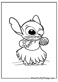 Free disney coloring pages picture : Lilo Stitch Coloring Pages Updated 2021