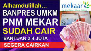 Check spelling or type a new query. Banpres Umkm 2 4 Juta Nasabah Pnm Mekar Sudah Cair Youtube