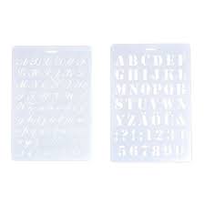 Stencil letters s printable free s stencils. 2 Pcs Lettering Stencils Letter And Number Stencil Painting Paper Craft Alphabet And Number Stencils 2 1 Buy Online At Best Prices In Pakistan Daraz Pk