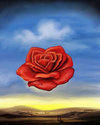 Rose Meditative Salvador Dali Dali Paintings Poster Art Salvador Dali Paintings