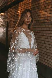 Counting Stars Boho Wedding Dress By Boom Blush Unique Etsy Bohemian Wedding Gown Wedding Dresses Unique Boho Wedding Dress