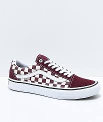 Black And White Checkered Vans Men Vans Old Skool Pro Port Royal White Checkered Skate Shoes Zumiez Vans Old Skool Skate Shoes Trending Shoes