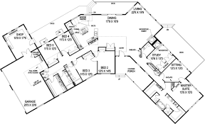 Monster House Plans Provides Home Plans For Construction Purposes But Does Not Oversee The Co Ranch House Floor Plans Ranch Style House Plans Floor Plans Ranch