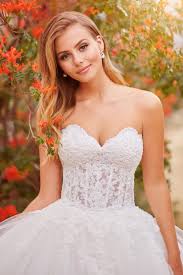 Lace bridal gowns that chic. Ball Gown Princess Wedding Dresses Martin Thornburg