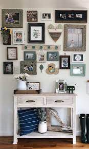 This look is great for filling a small wall or adding a burst of color to a larger room. Farmhouse Wall Art Rustic Gallery Wall Gallery Wall Living Room Wall Decor Living Room Rustic