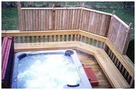 You should also consider that concrete makes it semi permanent so this is a great i have a hot tub and the heater doesn't work the motors and work so basically i need to know what i need to make a hot tub as simple as possible i. Louvered Deck Railings For Hot Tub Flexfence Louver System
