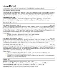 free civil engineer resume example