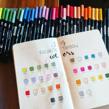 Tombow's irojiten colored pencils are their top of the line series for artists. My 34 Favorite Colors Of Tombow Dual Brush Pens Bulletjournal