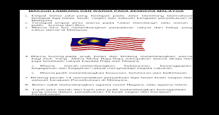 Ia bermula pada 29 november 1949 apabila diadakan pertandingan mencipta bendera peringkat kebangsaan. Maksud Lambang Dan Warna Pada Bendera Malaysia Docx Document