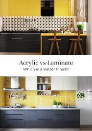 Acrylic Or Laminate Which Is The Best Finish For Your Kitchen Cabinets Kitchen Room Design Latest Kitchen Designs Laminate Kitchen Cabinets
