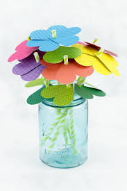 These paper flowers are really easy to make. How To Make Simple Paper Heart Flowers Fireflies And Mud Pies