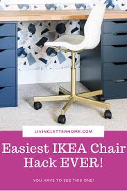 easiest ikea chair hack ever ikea chair ikea desk chair stylish office chairs