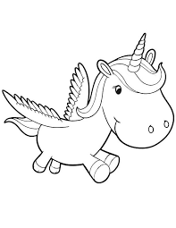 Kids will love coloring in this cute magical creature. Baby Unicorn Coloring Pages Baby Unicorn Coloring Page Love