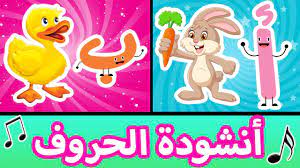 أنشودة الحروف - الف ارنب يجري يلعب - Arabic Alphabet song - YouTube