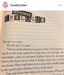 Josh S Epilogue From I D Tell You I Love You But Then I D Have To Kill You Gallagher Girls Book Quotes Gallagher Girls Girl Quotes