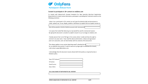 OnlyFans Release Form: How To Find & Submit The Form | Vicetemple