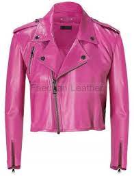 Gwen Stefani Pink Leather Jacket Style Statement Of Vogue Leather Jacket Style Pink Leather Jacket Leather Jacket