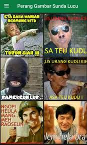 Meme adalah sebuah gambar dengan ekspresi tertentu yg diedit atau diberi tulisan yang sesuai dengan di indonesia ada beberapa fans page dari meme ini seperti meme comic indonesia. Perang Gambar Lucu Sunda For Android Apk Download