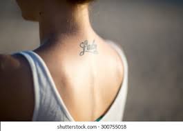 Despite the popularity of lower back tattoos, their origins are worth mentioning. Female Back Tattoo Evening Lighting Stock Photo Edit Now 300755018
