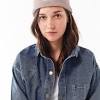 This silhouette sits tall and features a broad cuff detailed with herschel supply's id woven label. 1