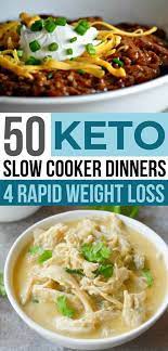 50 Best Keto Slow Cooker Recipes For Easy Weeknight Dinners Soup Recipes Slow Cooker Healthy Slow Cooker Slow Cooker Soup Healthy