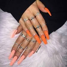 Compared with shopping in real stores, purchasing products. 50 Orange Nail Ideas To Make You Stun In Every Season In 2020