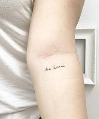 22 Oh So Tiny Tattoos We Love Cursive Tattoos Writing Tattoos Mantra Tattoo