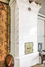 Tiled Stove Kakelugn Hallandslanga I Grunnarp Valinge Sweden Wallpaper 19th C Wood Burning Stove Home Decor Home