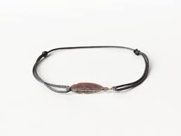 Bracelet Plume Argent Massif Amour Amitie Bracelet Cordon Gris Fonce Bracelet Porte Bonheur Couple Frien Silver Feather Bracelet Lucky Bracelet Winter Bracelet