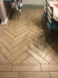 Tile Herringbone Tile Contractor Memphis Tennessee Kictchen With Images Floor Installation Flooring Flooring Contractor