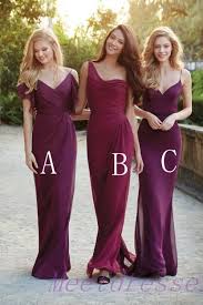 One Shoulder Burgundy Bridesmaid Dresses Beach Summer Grape Bridesmaid Dress With Stra Backless Bridesmaid Dress Bridesmaid Dresses Burgundy Bridesmaid Dresses