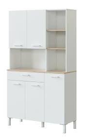 La ebanistería nórdica tiene una fama que la precede. Mueble Aparador Alto Yuka Cocina 5 Puertas 1 Cajon 4 Huecos Blanco 186x208x40 Ebay