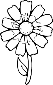 Flower blank pictures to color. Flower To Color Coloring Home