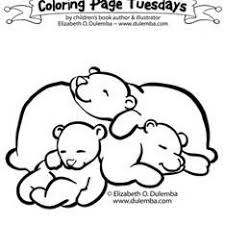 Hibernating Bear Template Hibernating Bear Craft Bear Coloring Pages Animals That Hibernate