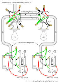 Wire 3 way switches and other wiring diagrams. 2 Lights How To Wire A Light Switch Home Electrical Wiring 3 Way Switch Wiring Electrical Wiring