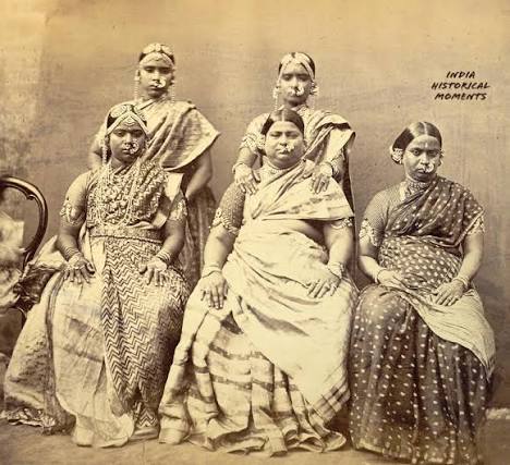 Domestic servants in Madras, circa 1870