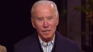 Mr Biden refers to George twice before correcting himself and using his  rival's actual name.